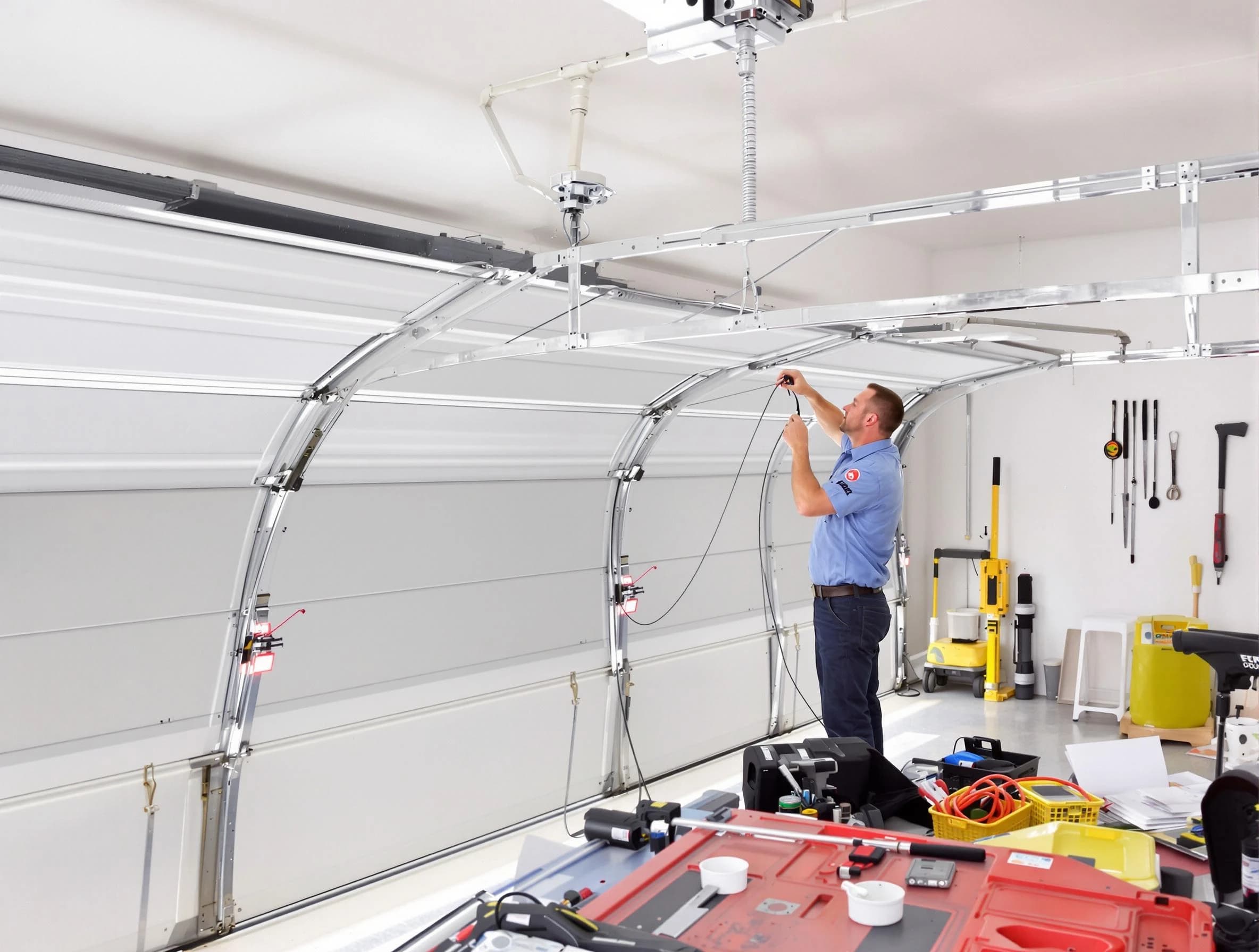 Garage door cable repair service by Somerville Garage Door Repair in Somerville